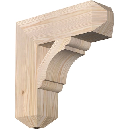Ekena Millwork Olympic Craftsman Smooth Bracket, Douglas Fir, 5 1/2"W x 20"D x 20"H BKT06X20X20OLY04SDF